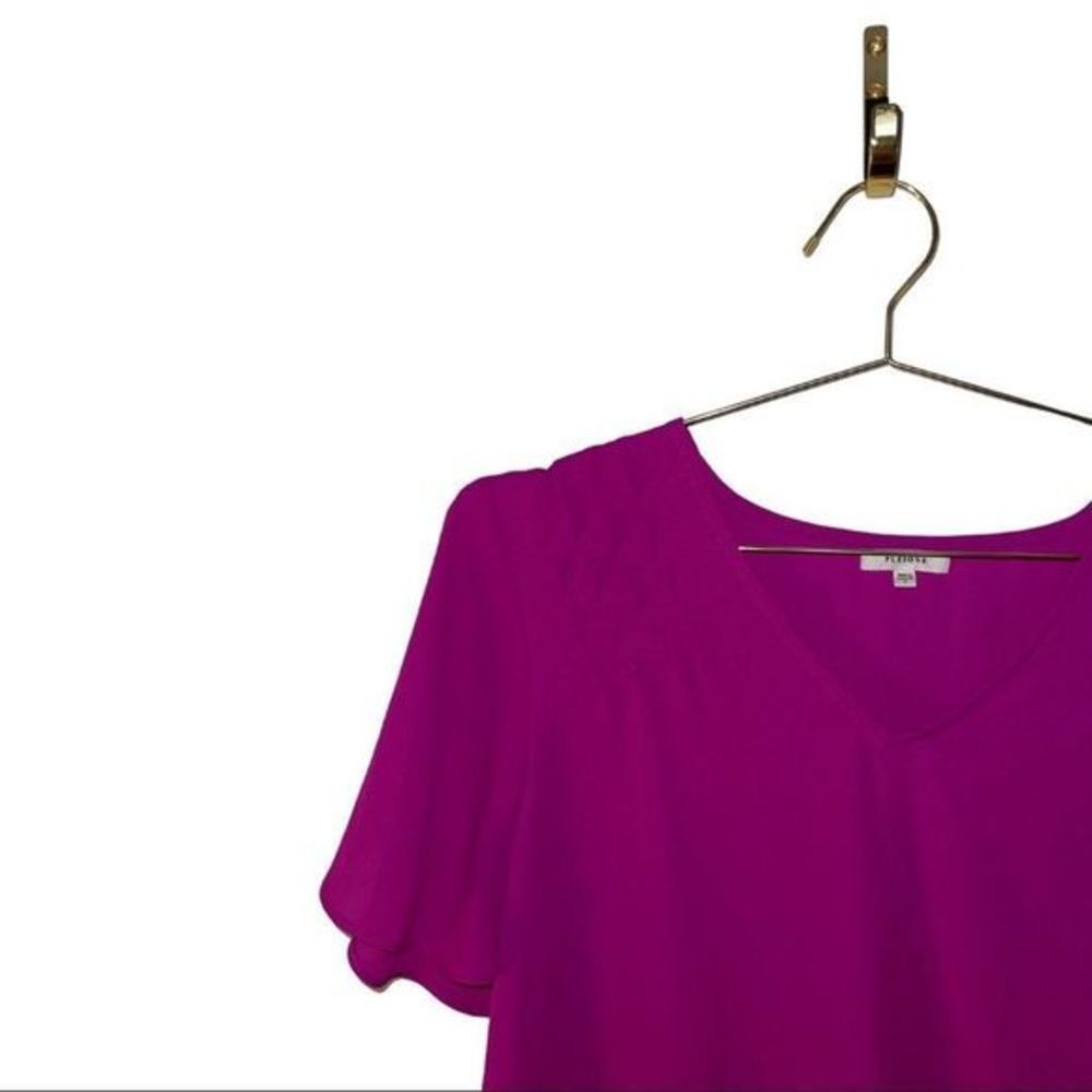 Pleione Magenta Blouse